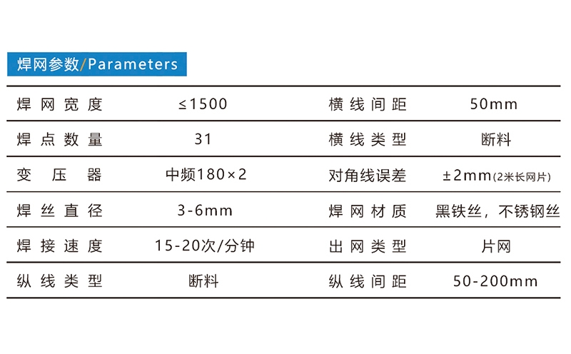 仓储笼&线缆桥架网焊接生产线